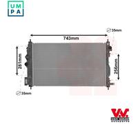 VAN WEZEL 37002599 Engine radiator