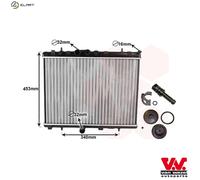 VAN WEZEL 40002255 Engine radiator