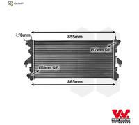 RADIATOR ENGINE COOLING 40002308 FOR PEUGEOT MANAGER/Platform/Chassis/Van/Bus