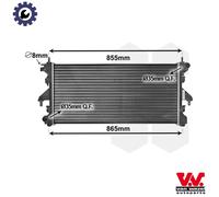 RADIATOR ENGINE COOLING 40002308 FOR PEUGEOT MANAGER/Platform/Chassis/Van/Bus