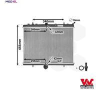 RADIATOR ENGINE COOLING 40002314 FOR PEUGEOT EXPERT/Platform/Chassis/Van/TEPEE