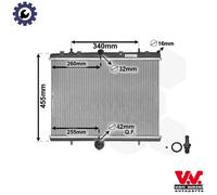 RADIATOR ENGINE COOLING 40002314 FOR PEUGEOT EXPERT/Platform/Chassis/Van/TEPEE