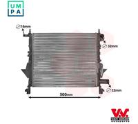 VAN WEZEL 43002217 Engine radiator