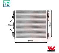 VAN WEZEL 43002270 Engine radiator
