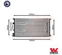 VAN WEZEL 43002276 Engine radiator