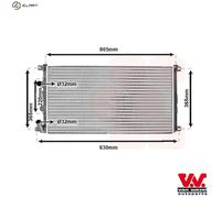 RADIATOR ENGINE COOLING 43002322 FOR RENAULT MASTER/II/Platform/Chassis/Van 2.2L