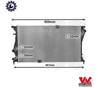 RADIATOR ENGINE COOLING 43002601 FOR RENAULT TRAFIC/II/Rodeo/Platform/Chassis