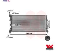 RADIATOR ENGINE COOLING 49002037 FOR SKODA FABIA/II/Combi/III RAPID/Spaceback