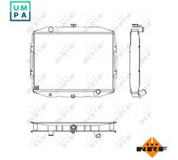 RADIATOR ENGINE COOLING 504125 FOR D4BA/D4BH/D4BF 2.5L 4D56-T 2.5L 4cyl 3.0L