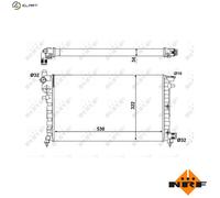 NRF 509502A Engine radiator