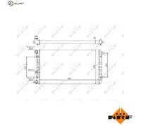 RADIATOR ENGINE COOLING 509644 FOR AGU/APH/AVC/AWU/AWV/AWP/BKF/BNU 1.8L 4cyl