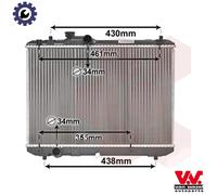 VAN WEZEL 52002083 Radiator, engine cooling for SUZUKI