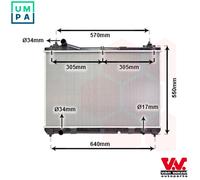 VAN WEZEL 52002100 Engine radiator