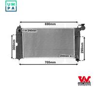 RADIATOR ENGINE COOLING 53002302 FOR TOYOTA COROLLA/ALLEX/SPACIO/Verso/ALTIS