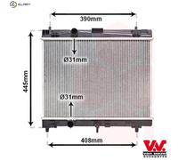 RADIATOR ENGINE COOLING 53002357 FOR TOYOTA 1KR-FE 1.0L 3cyl YARIS2SZ-FE 1.3L