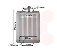 VAN WEZEL 53002360 Engine radiator