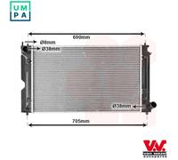 RADIATOR ENGINE COOLING 53002386 FOR TOYOTA COROLLA/ALTIS/FIELDER/ALLEX RUNX