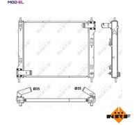 NRF 53061 Engine radiator