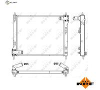 NRF 53061 Engine radiator