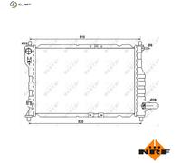 Radiator 53068A NRF 96477777 96591475 Genuine Top Quality Guaranteed New