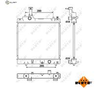 NRF 53078A Engine radiator