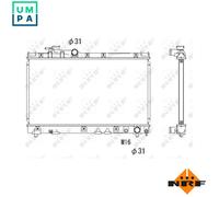 NRF 53273 Engine radiator