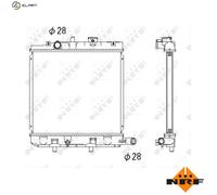 NRF 53291 Engine radiator