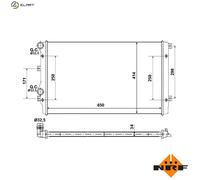NRF 53406A Engine radiator