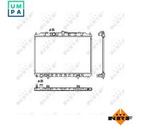 RADIATOR ENGINE COOLING 53452 FOR QR25DE 2.5L QR20DE 2.0L 4cyl