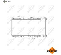 NRF 53573 Engine radiator