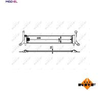NRF Radiator for VW Touareg 4921cc AYH/BLE/BWF 4.9 October 2002 to October 2010