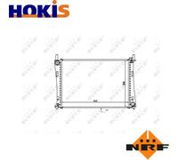 RADIATOR ENGINE COOLING 53740 FOR FORD N4JB 2.0L 4cyl FIESTA V