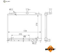 NRF 550015 Engine radiator