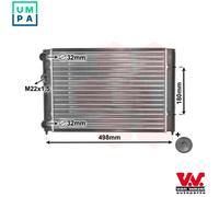 VAN WEZEL 58002028 Engine radiator