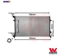 VAN WEZEL 58002205 Engine radiator
