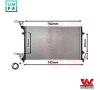 VAN WEZEL 58002205 Engine radiator