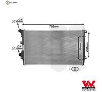 VAN WEZEL 58002206 Engine radiator