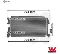 RADIATOR ENGINE COOLING 58002340 FOR SKODA OCTAVIA/III/Combi VW GOLF/TOURAN 1.6L