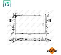 NRF 58178A Engine radiator