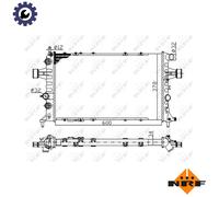 NRF 58178A Engine radiator