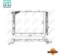 NRF 58202A Engine radiator