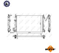 RADIATOR ENGINE COOLING 58203A FOR Z18XE/18XELD223LB207E/B207L/B207R 2.0L 4cyl
