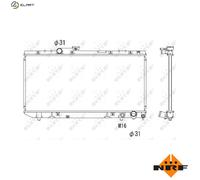 RADIATOR ENGINE COOLING 58238 FOR 3S-GTE/GE/GEL/GELC 2.0L 4cyl