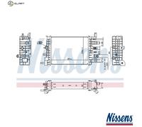 NISSENS 607033 Engine radiator
