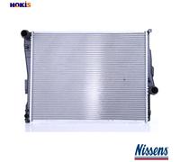 NISSENS Engine radiator 60782A Aluminium 540 396 34 without gasket/seal without cap, without expansion tank Mechanically jointed cooling fins