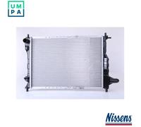 Nissens Engine Radiator 61630 - Petrol, Manual/Auto, No AC - for Chevrolet Spark/Matiz