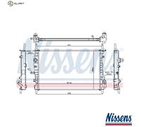 NISSENS 62023A Engine radiator