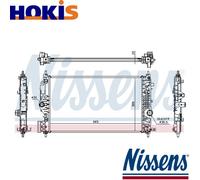 RADIATOR ENGINE COOLING 630764 FOR OPEL CASCADA ZAFIRA/TOURER INSIGNIA/Country