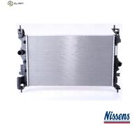 Nissens Engine Coolant Radiator 630783 for eg. OPEL ADAM (2013) 1.0 ECOTEC etc