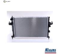 NISSENS Coolant Radiator 630802 for CHEVROLET CORSA (1994) 1.7 etc